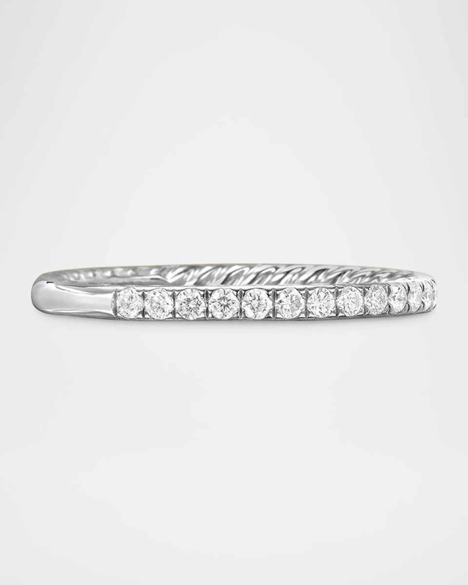 DY Eden Eternity Wedding Band Ring with Diamonds and Platinum